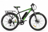 картинка Велогибрид Eltreco XT 800 New (черно-зеленый) 22 Твоя Стихия