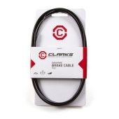 Оплетка+трос тормоза Clark's 5094 3-604 с загушками (перед.) (black) 21