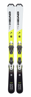 Г/лыжи Head Supershape Jr+JRS 7.5 GW CA 78 (white/neon yellow) 23 