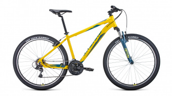 картинка Велосипед Forward Apache 1.2 27,5 (желтый/зеленый) 21 Твоя Стихия