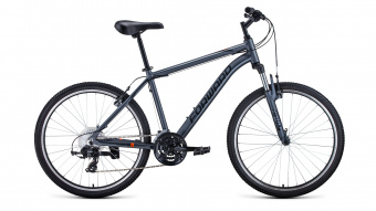 картинка Велосипед Forward Hardi 26 X (серый матовый/чёрный) 21 Твоя Стихия
