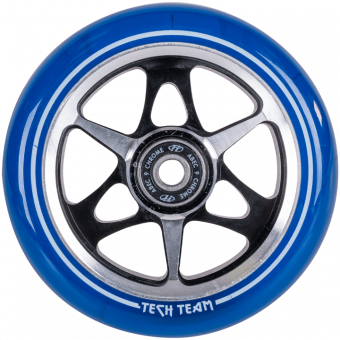 Колесо TechTeam X-Treme KL 110mm (transparent blue) 23 самокаты и лонгборды в твоей стихии