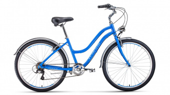 картинка Велосипед Forward Evia Air 1.0 26 W (синий/белый) 21 Твоя Стихия