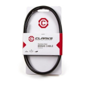 Оплетка+трос тормоза Clark's 6086 3-600 с загушками (задний) (black) 21