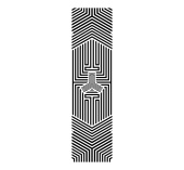 Шкурка Triad Logo (black/clear) 20