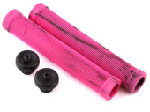 Грипсы Cult Heaven's Gate Flangeless (розовый/черный) 21