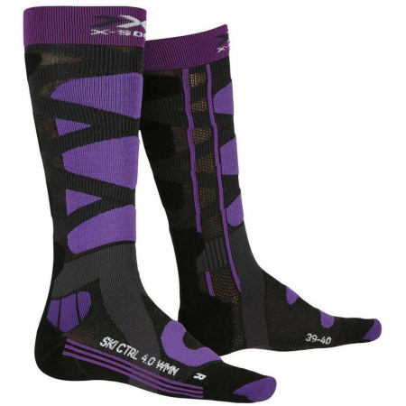 x-sosks-ski-control-4.0-melange-purple